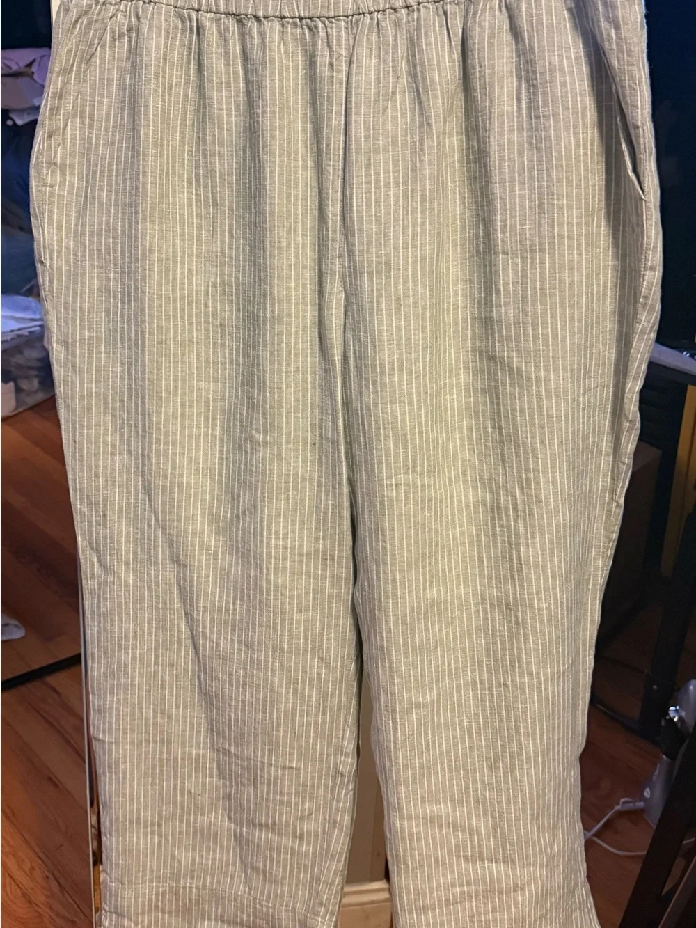 EVERLANE- WOMEN’S EASY 100% LINEN PANTS-XXL